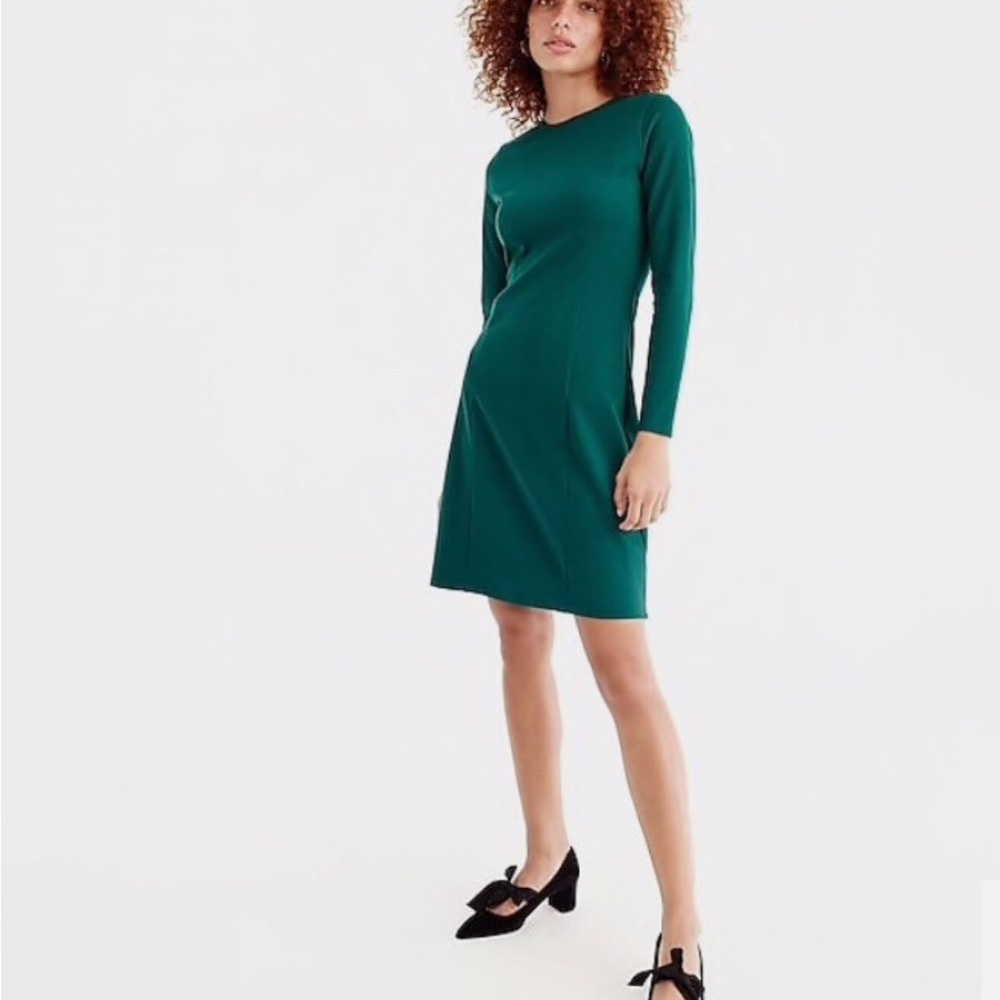 J Crew Green Shift Dress size XL